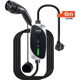 Vevor Mobile Wallbox Typ 2 3,6 kW mit Ladekabel 6 m