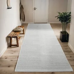 Myflair Möbel & Accessoires Wollteppich »WOOLY DREAM«, rechteckig, 10 mm Höhe, handgewebter Wendeteppich, Uni Farben, reine Wolle, Wohnzimmer Myflair Möbel & Accessoires naturweiß B: 80 cm   1 St.