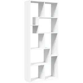 vidaXL Bücherregal Raumteiler 67 x 25 x 161,5 cm Weiß