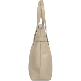 Cluty Shopper Leder Beige
