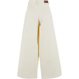URBAN CLASSICS Ladies Wide Leg Hosen Beige 28