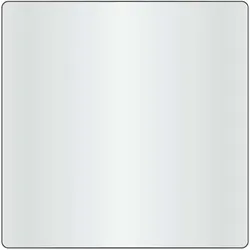Spiegel LOEVSCHALL "Refine, Wandspiegel für alle Raumtypen, Stilvoller Rahmen", schwarz, B:80cm H:80cm T:1,5cm, Spiegel, Spiegel für Schlafzimmer, Wohnzimmer, Garderobe, Flur und Badezimmer