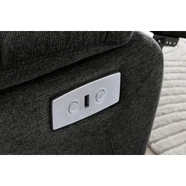 OTTO home Relaxsessel Lannilis Webstoff 97 x 100 x 92 cm Grau elektrisch