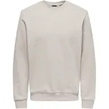 Only & Sons Sweatshirt ONSCERES CREW NECK NOOS«, beige