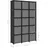 vidaXL Bücherregal 15 Fächer 103 x 30 x 175,5 cm Schwarz