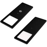 Kalb LED Unterbauleuchten 2er Set sehr flache schwarz