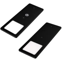 Kalb LED Unterbauleuchten 2er Set sehr flache schwarz