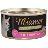 Miamor Feine Filets Naturelle Thunfisch & Krebsfleisch 24 x 80 g