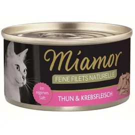 Miamor Feine Filets Naturelle Thunfisch & Krebsfleisch 24 x 80 g