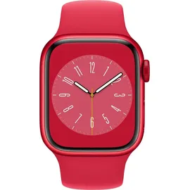 Apple Watch Series 8 GPS 41 mm Aluminiumgehäuse product(red), Sportarmband (product)red