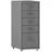 [en.casa] Kökar Rollcontainer 69 cm x 28 cm x 41 cm grau