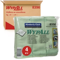 Wypall WypAll* Mikrofasertücher 8396 – 1 Päckchen mit 6 Tüchern, grün