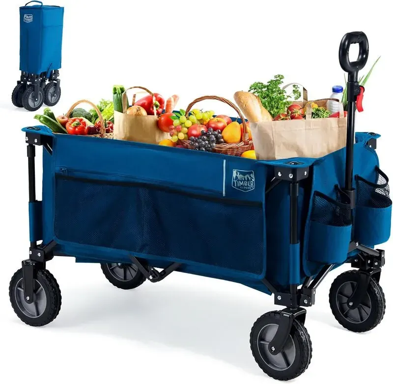 TIMBER RIDGE 21727S Wagen 90 x 50 x 30 cm, 1er-Pack