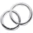 KnorrPrandell Wachs-Eheringe 32 mm silber