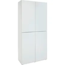 VOLEO Mehrzweckschrank 90,5 x 194 x 40 cm Weiß