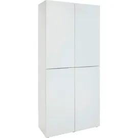VOLEO Mehrzweckschrank 90,5 x 194 x 40 cm Weiß