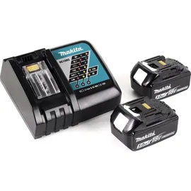 Makita DDF459RTJ inkl. 2 x 5,0 Ah + Ladegerät + Makpac