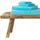 SCHIESSER Skyline Color Gästehandtuch 5 x 30 x 50 cm türkis