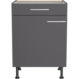 OPTIFIT Unterschrank Ingvar420 60 x 58,4 x 87 cm Anthrazit