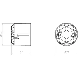 Martin Kaiser Kaiser Hohlwand-Geräte-Verbindung 9068-88