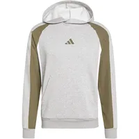 Adidas Seasonal Essentials Colorblock Hoodie, medium Grey Heather, 3XL