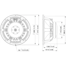 Lavoce WAF122,50/4 grau