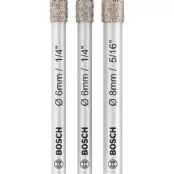 Bosch Diamantbohrer-Set Expert for Ceramic (6, 6, 8 mm) - 2607011626