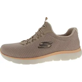 SKECHERS Summits Damen Slip-On Sneaker Beige/Taupe 42