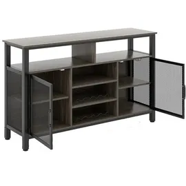Costway Küchenschrank 140 x 40 x 82,5 cm Grau
