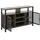 Costway Küchenschrank 140 x 40 x 82,5 cm Grau