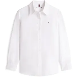 Tommy Hilfiger Hemdbluse OXFORD RELAXED FIT SHIRT Weiß 38