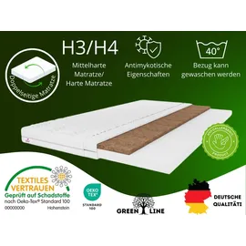 marpur TOP5 Matratzentopper Kokosauflage 200 x 200 cm mehrfarbig