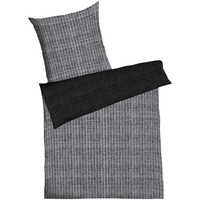 Kaeppel Eternity Combo Mako-Satin schwarz 135 x 200 cm + 80 x 80 cm