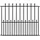 Floraworld Quick-Zaunfeld 102 x 126 x 5 cm grau
