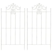 CLP Rankgitter Paula 2er Set 0 x 0 cm Antik Weiß