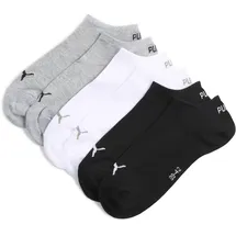 Puma Sneakersocken 3er Pack Schwarz/Weiß 47-49
