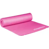 Relaxdays 2 x Yogamatte 1 cm dick pink