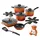 STONELINE Kochgeschirr-Set 15-tlg. 18 cm rund + 20 cm rund + 24 cm rund