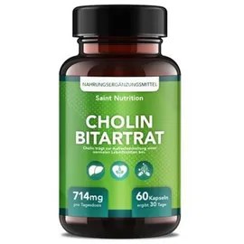 Saint Nutrition Cholin Bitartrat Kapseln 714 mg