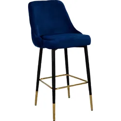 Kayoom Hochstuhl »Barstuhl Mojo, gesteppte Rückenlehne«, 1 St., Stoffbezug, modern, elegant, Unaufdringliche moderne Farbauswahl Kayoom Blau