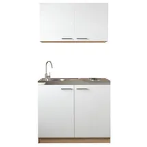 Respekta Merle Miniküche Pantry 100 cm weiß