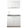 Respekta Merle Miniküche Pantry 100 cm weiß