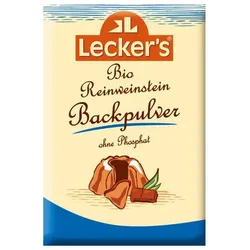 Lecker ́s Reinweinstein Backpulver Bio 84 g