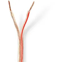 Nedis Lautsprecherkabel 2x (25 Mm 25 m Transparent