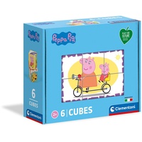 CLEMENTONI 6 Piece Cubes – Peppa Pig