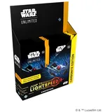 Star Wars Unlimited - Jump to Lightspeed (Umschalten auf Lichtgeschwindigkeit) - Carbonite Display Box (12 Booster Packs pro Display) - Englisch - mit LMS Trading Grußkarte