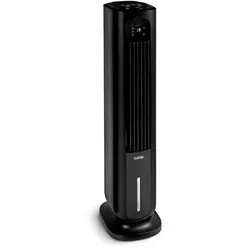 Polar Tower Smart Ventilator Luftkühler 7L 85W Fernbedienung Eispack Schwarz