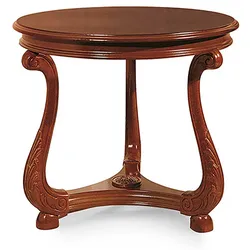 Italienischer Design Sofatisch in Nussbaumfarben lackiert Buche furniert