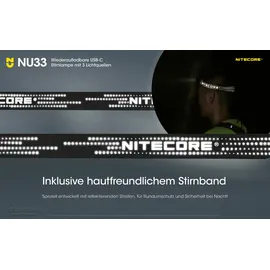 Nitecore NU33 Schwarz