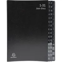 Exacompta Pultordner 57044E DIN A4 Schwarz 1 St.